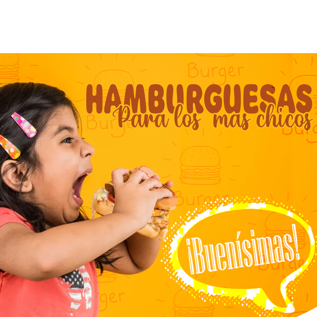 Hamburguesa para los más chicos